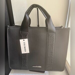 Steve Madden Black Tote Bag